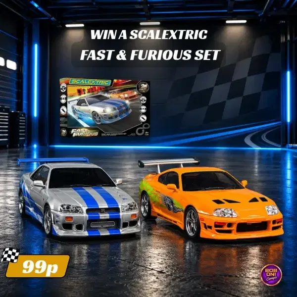 🏁 WIN THE FAST & FURIOUS SCALEXTRIC SET | 99p a Ticket