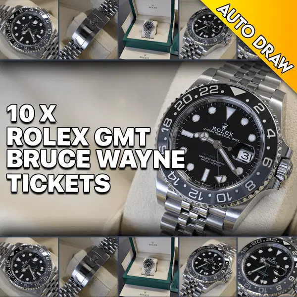 WIN 10 X ROLEX ‘BRUCE WAYNE’ TICKETS WORTH £300 – DRAW NO.1