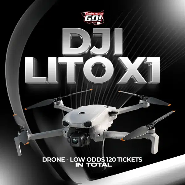 DJI LITO X1 DRONE - LOW ODDS 120 TICKETS IN TOTAL