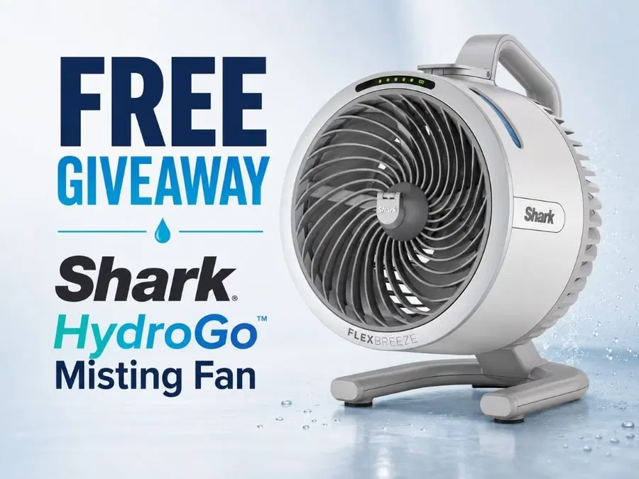 SHARK FLEXBREEZE HYDROGO FREE GIVEAWAY