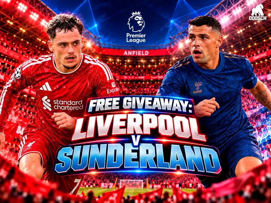 Free Giveaway:  Liverpool V Sunderland #2 - 2nd December