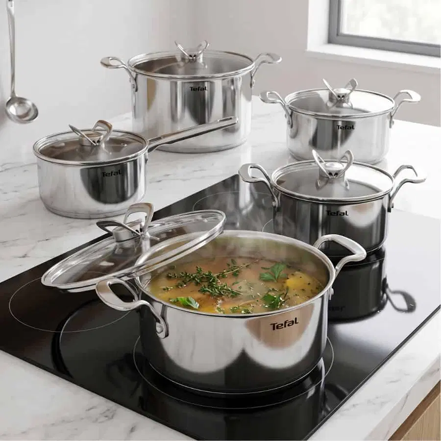 Tefal Extreme Uncoated 5pc Pan Set