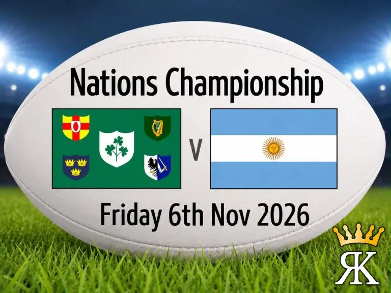 Ireland v Argentina Nations Championship 6th Nov