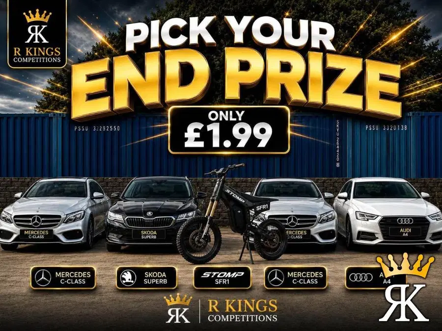 Super LOW ODDS Pick Your End Prize Instant Win Competition August