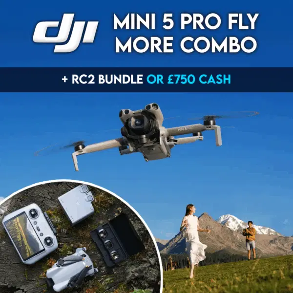 DJI Mini Pro 5 + FlyMore Combo + RC2 Or £750 Cash