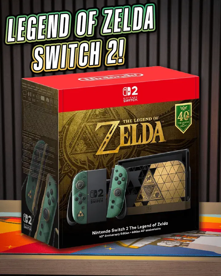 Nintendo Switch 2 – Legend of Zelda 40th Anniversary Edition