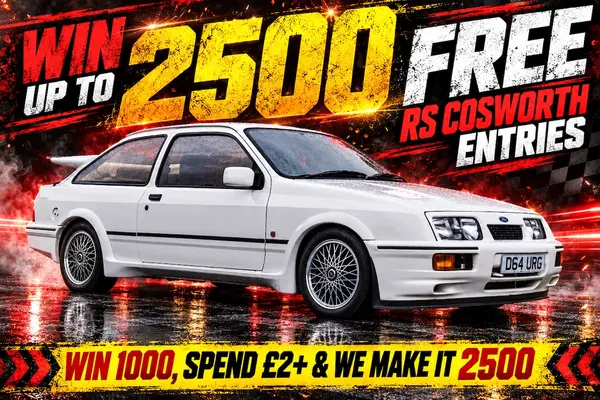FREE – Win Up To 2500 Sierra RS Cosworth Entries