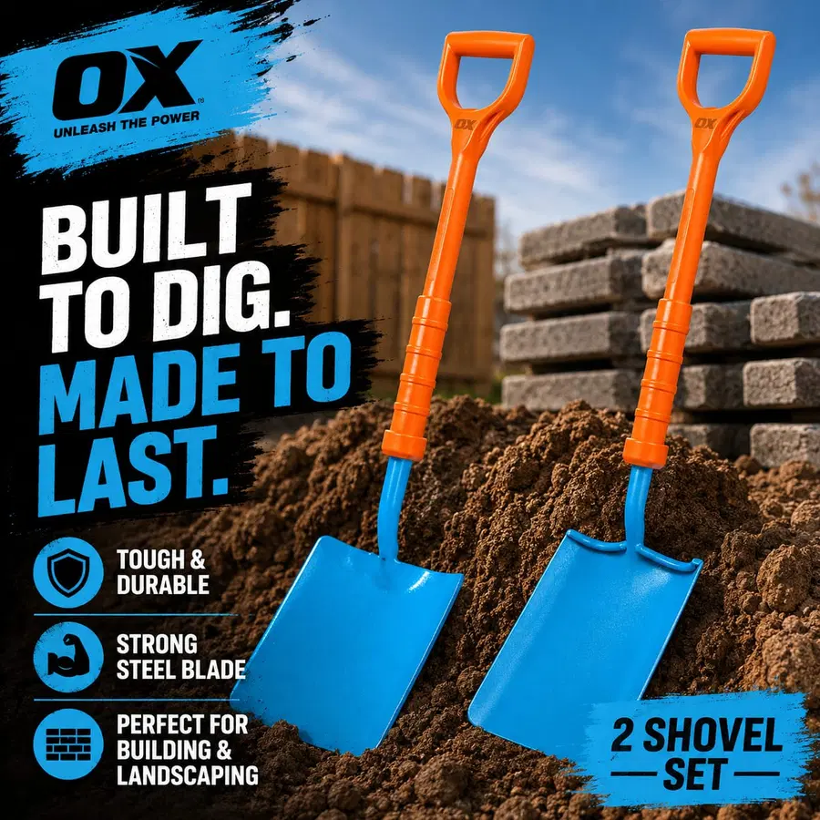 Auto Draw – OX Pro 2 Piece Insulated Shovel Set #3