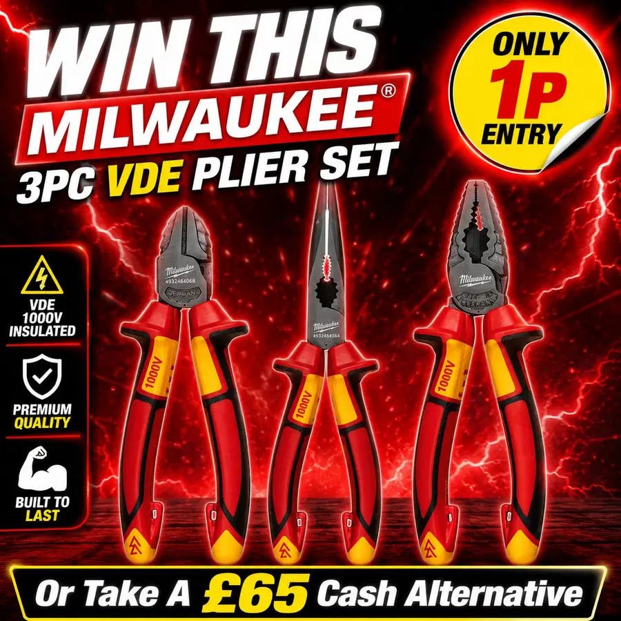 Auto Draw – Milwaukee VDE 3pc Plier Set