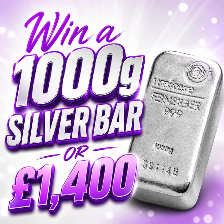 1KG Silver Bar or £1,400!