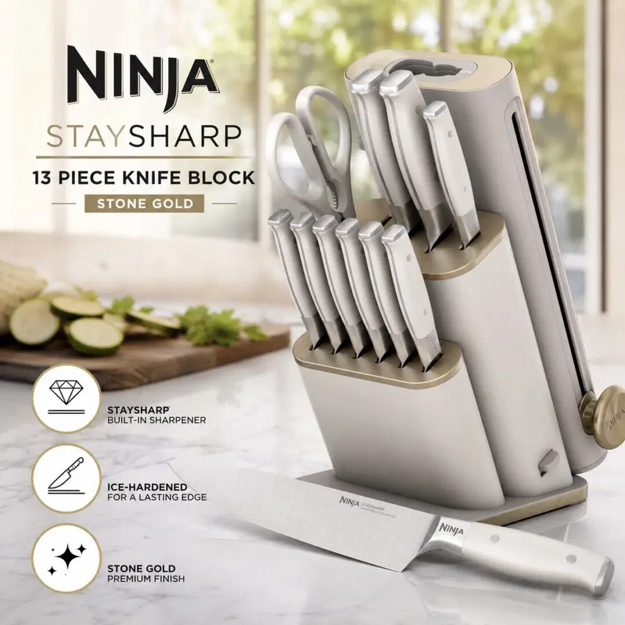 Ninja StaySharp Knife Block Set