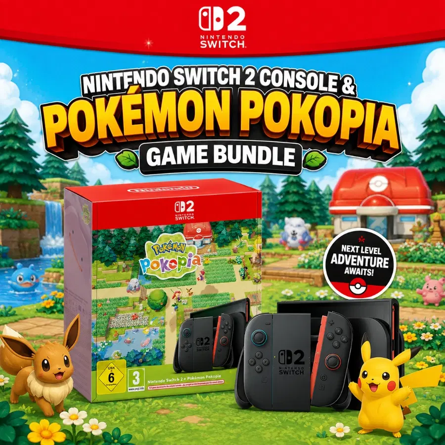 Nintendo Switch 2 Console & Pokémon Pokopia Game Bundle #2