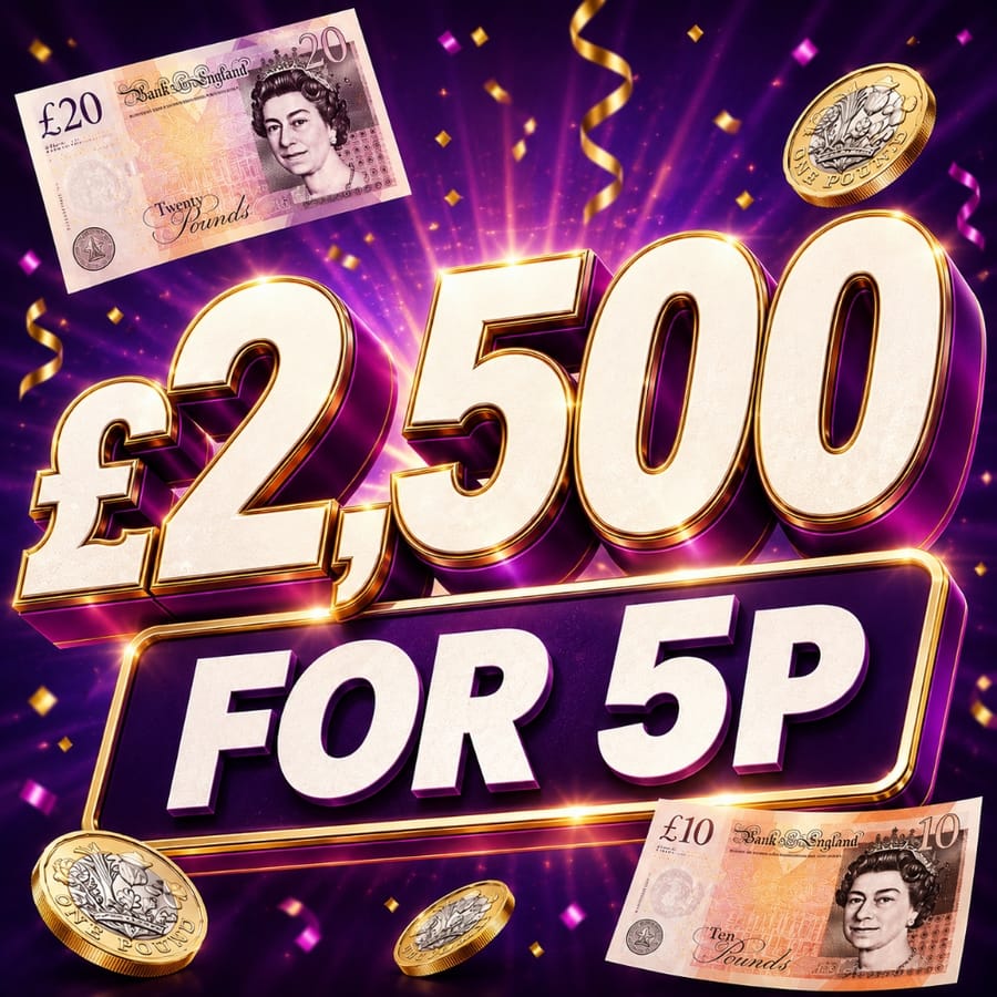 £2,500 for 5p