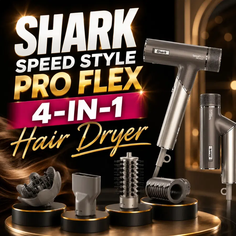 SHARK SpeedStyle Pro Flex 4-in-1 Hair Dryer