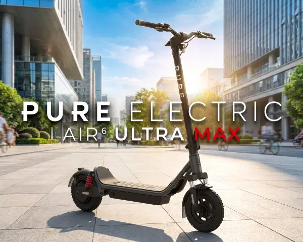 Win a Pure Electric Air6 Ultra Max Scooter!