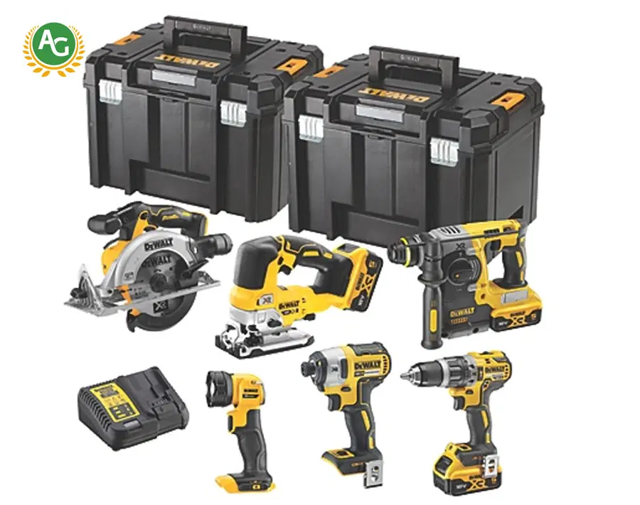 10Piece DeWalt Tool & Battery Bundle
