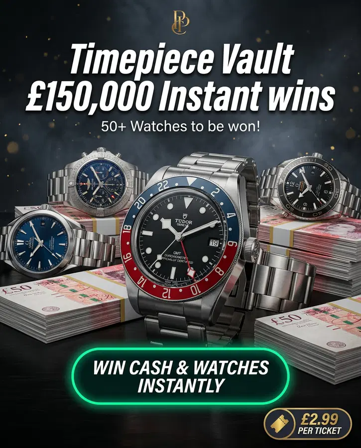 The Timepiece Vault- £150,000 Instant Win Comp