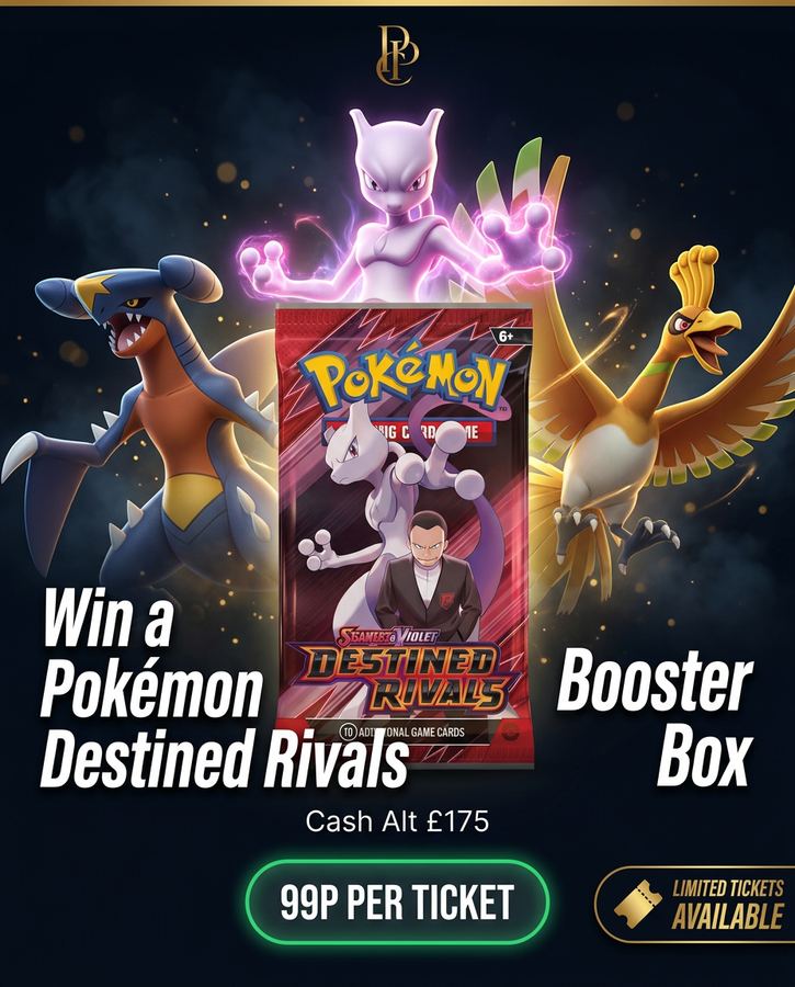 Win a Pokémon Destined Rivals Booster Box RRP £320