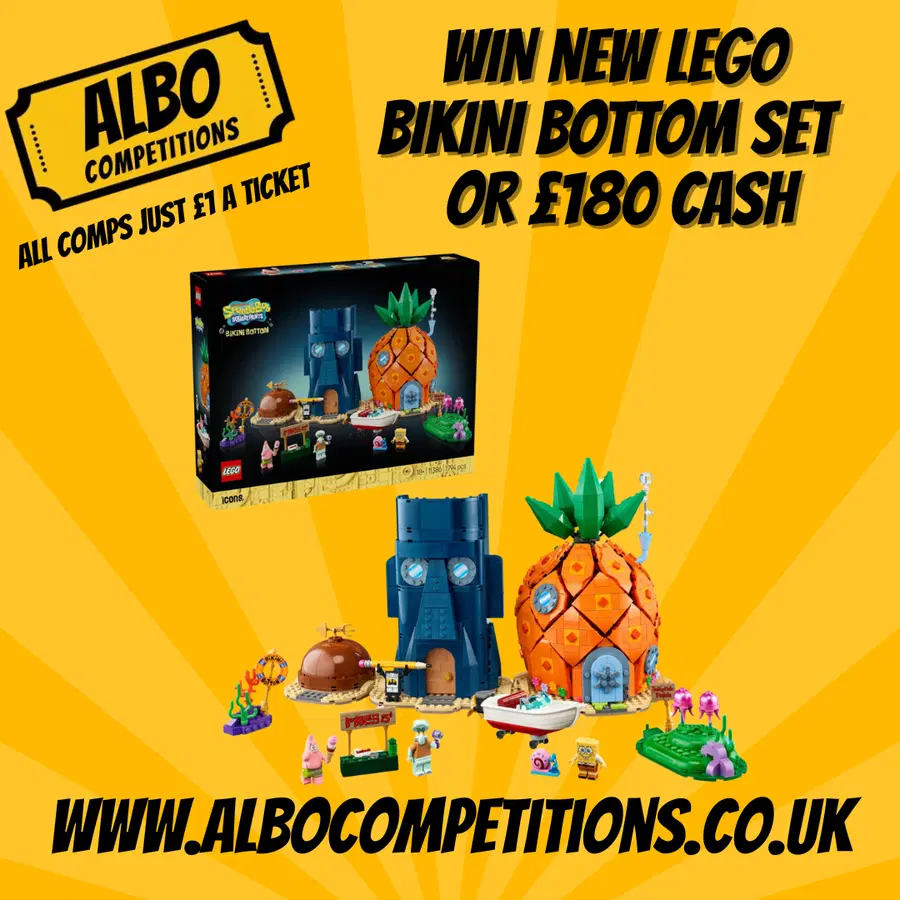 WIN LEGO SPONGEBOB SQUAREPANTS BIKINI BOTTOM SET 11386 OR TAKE £180