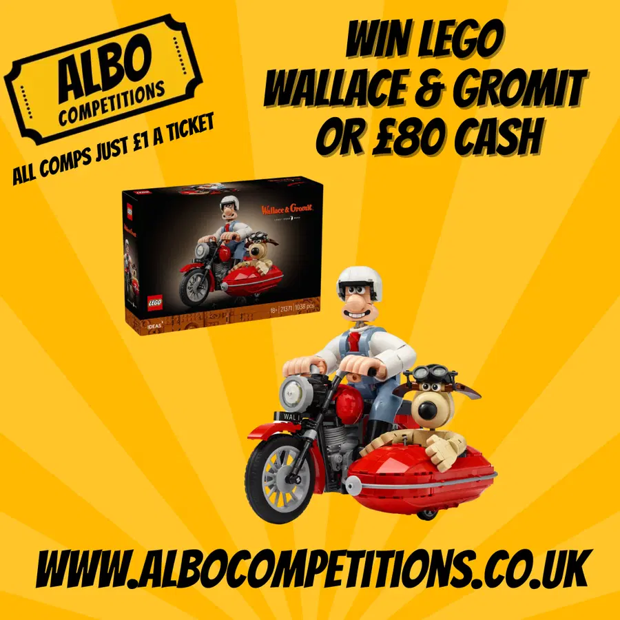 WIN LEGO WALLACE AND GROMIT SET 21371 OR TAKE £80 CASH