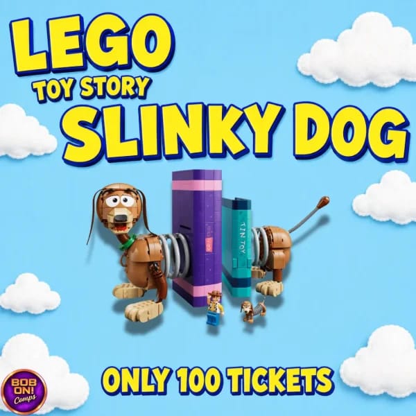 LEGO Toy Story Slinky Dog Bookends – Only 100 Tickets