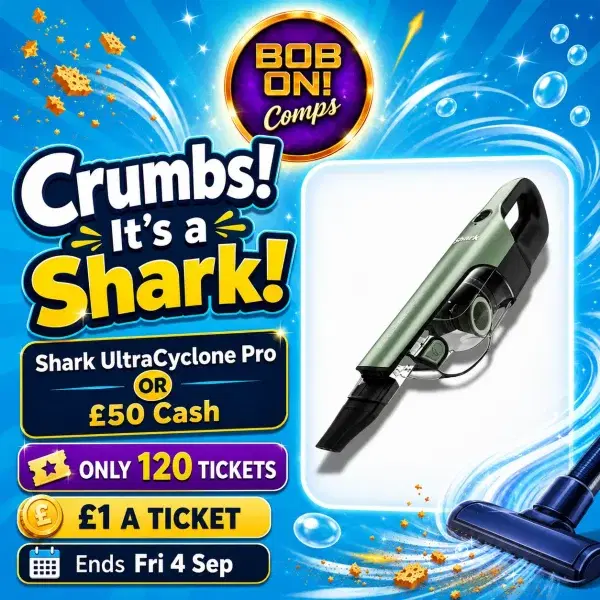 🦈 Crumbs! It’s a Shark! | Shark UltraCyclone Pro OR £50 Cash
