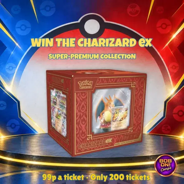 🔥 Win the Pokémon TCG Charizard ex Super-Premium Collection