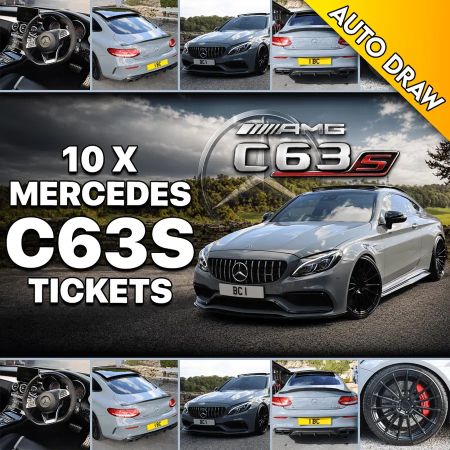 WIN 10 X MERCEDES C63S TICKETS WORTH £300 – DRAW NO.1