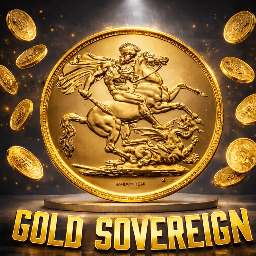 Full 22ct Gold Sovereign Coin – RRP £1,000!