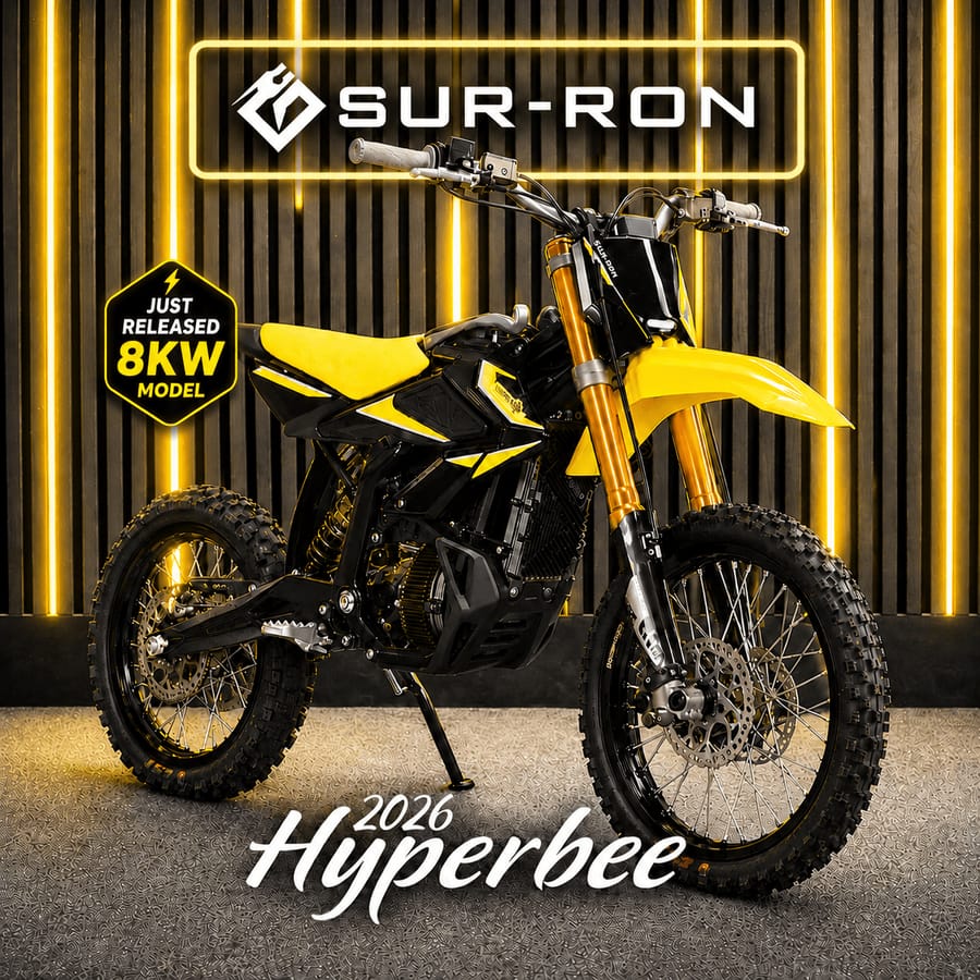 SUR-RON HYPER BEE 2026 MODEL 8KW – JUST RELEASED – RRP £2,995!
