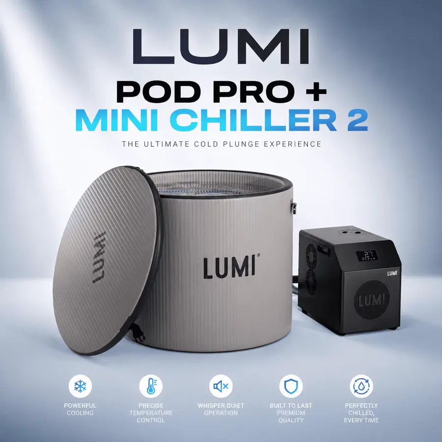 LUMI ICE BATH Pod Pro + Mini Chiller 2 – RRP £1,298!