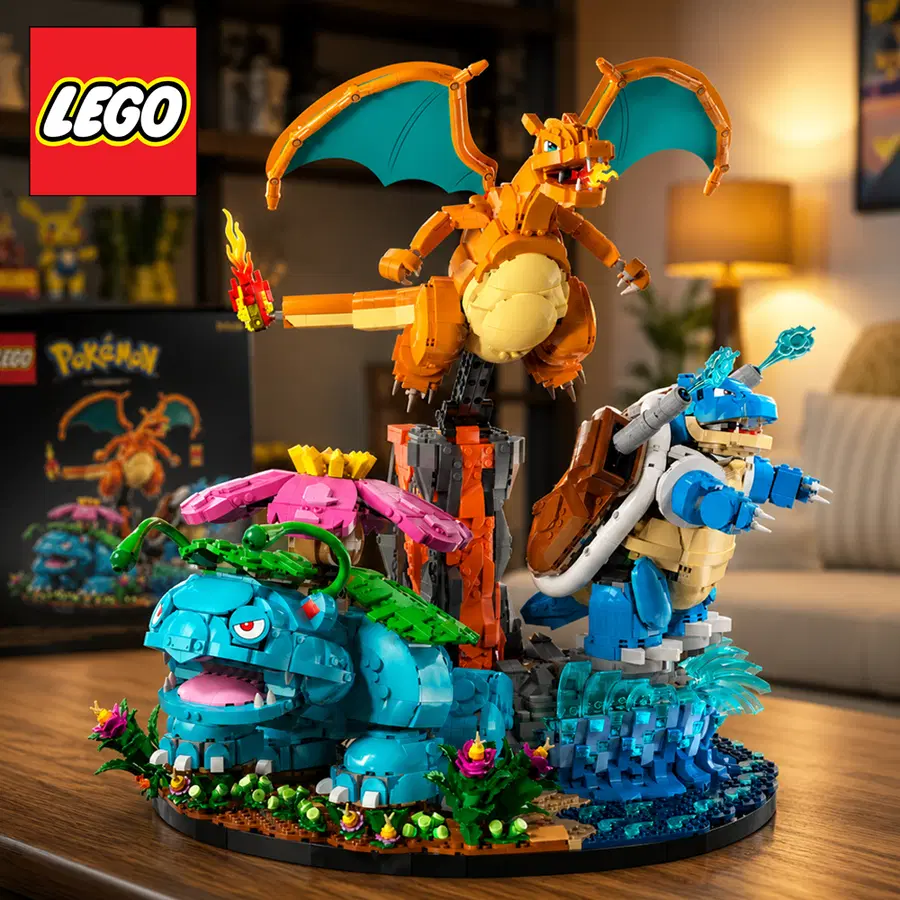 LEGO Pokemon Venusaur, Charizard and Blastoise – RRP £579!