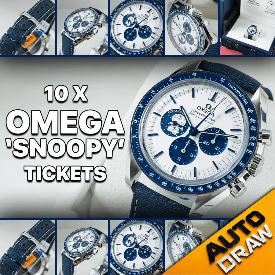 WIN 10 X OMEGA SPEEDMASTER TICKETS WORTH £300 – DRAW NO.1