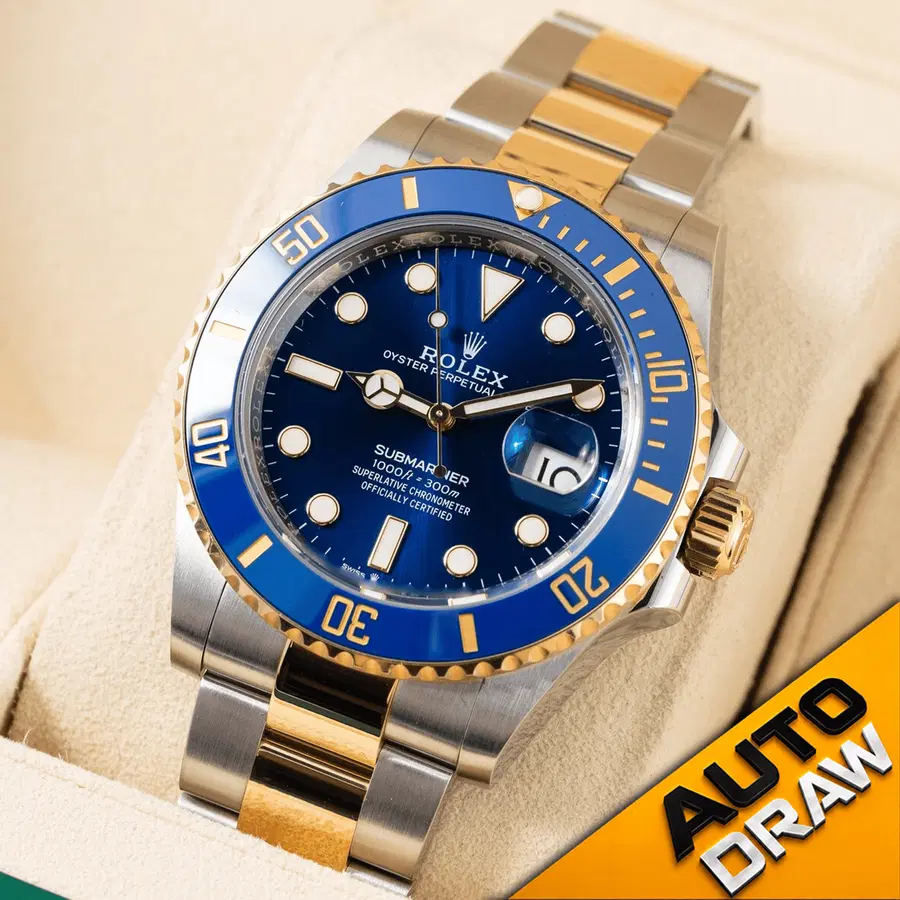 2025 ROLEX SUBMARINER GOLD/STEEL ‘BLUESY’ – RRP £16,200