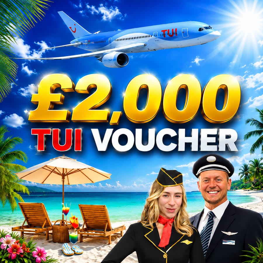 £2,000 TUI HOLIDAY VOUCHER – LOW ODDS!