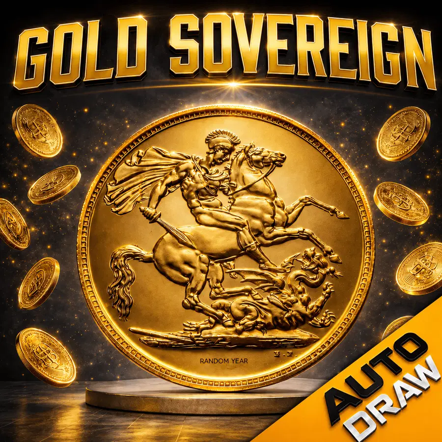 Full 22ct Gold Sovereign Coin – RRP £1,000!