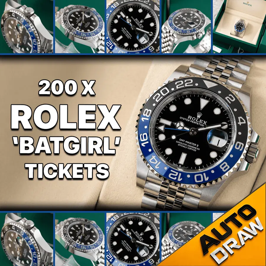 WIN 200 X ROLEX ‘BATGIRL’ TICKETS WORTH £250 – DRAW NO.1