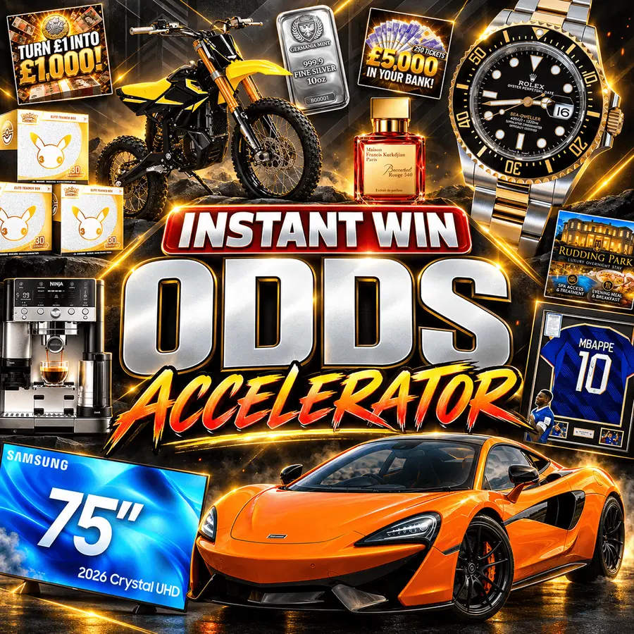 Odds Accelerator – Win Tickets Into Our 2nd October Live Draws!!