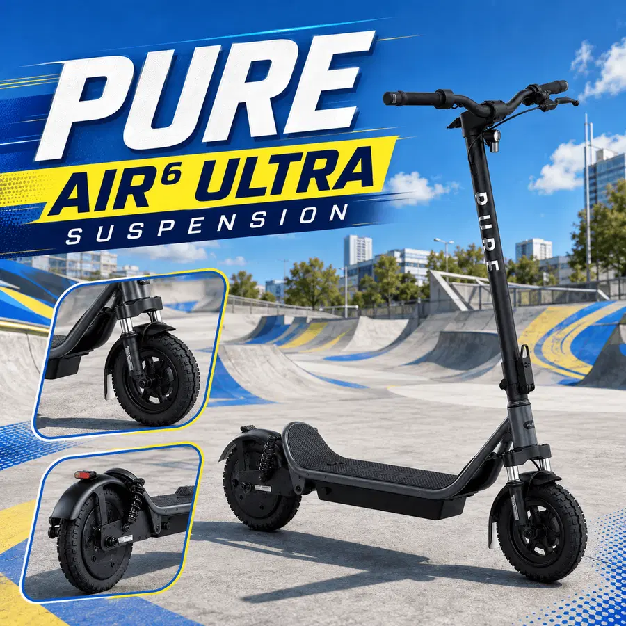 Pure AIR 6 ULTRA Suspension Electric Scooter- RRP £550