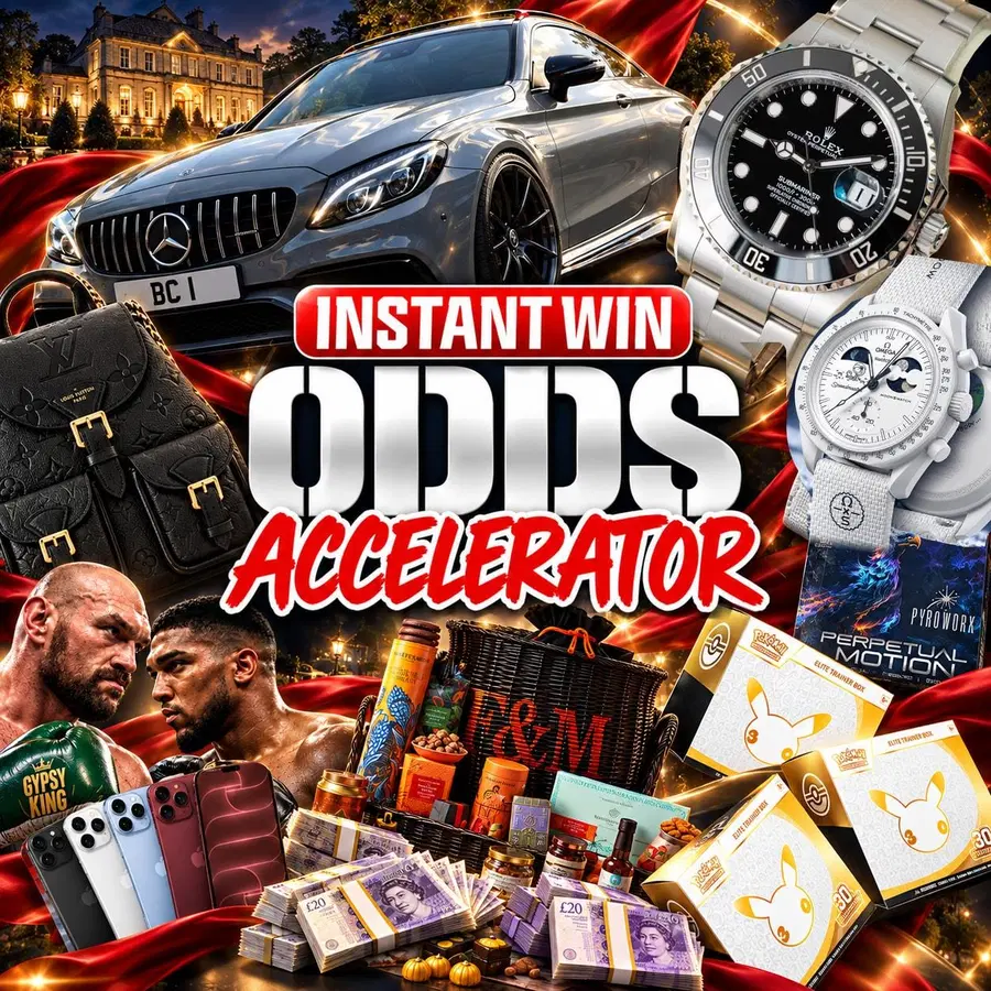 Odds Accelerator – Win Tickets Into Our 20th October Live Draws!!