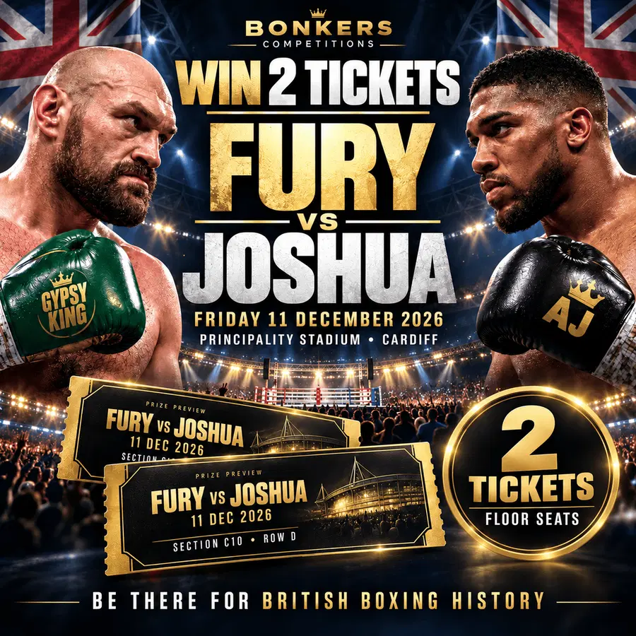 TYSON FURY VS ANTHONY JOSHUA Floor Boxing Tickets x 2