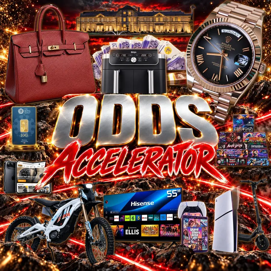 Odds Accelerator – Win Tickets Into Our 16th October Live Draws!!