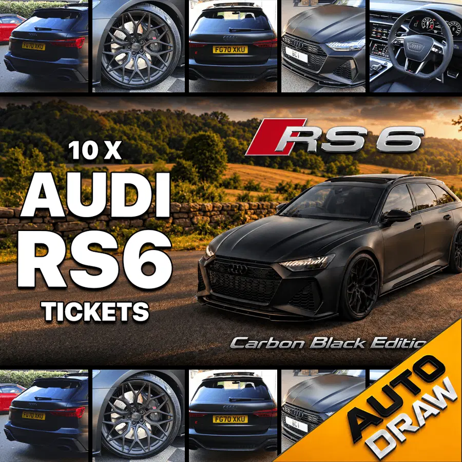 WIN 10 X AUDI RS6 TICKETS WORTH £300 – DRAW NO.2