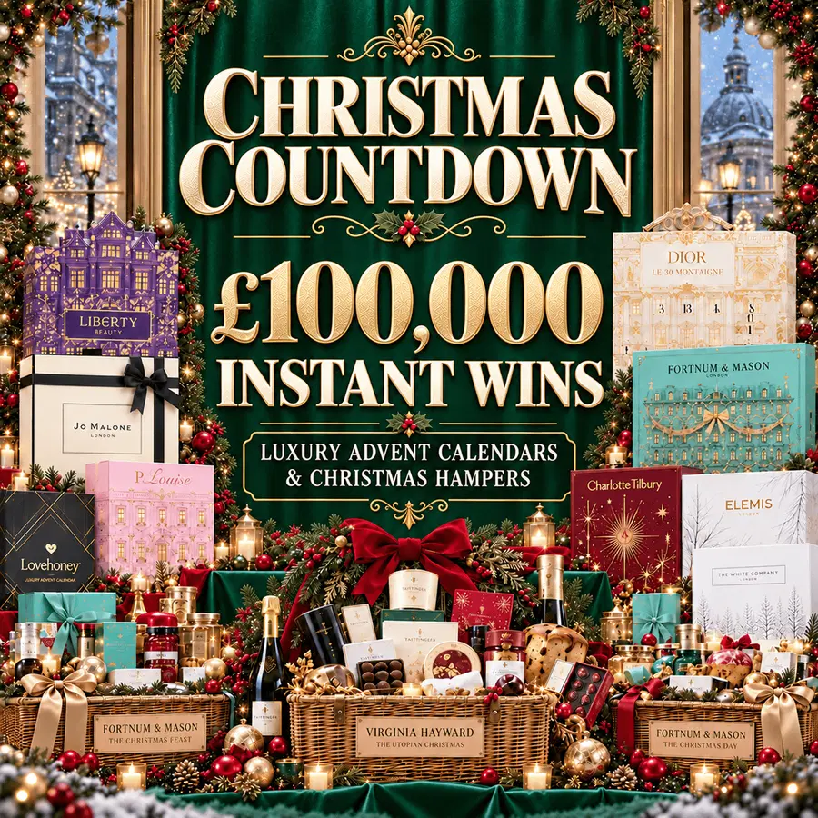 CHRISTMAS COUNTDOWN! – £100K HAMPERS & CALENDARS INSTANT WIN