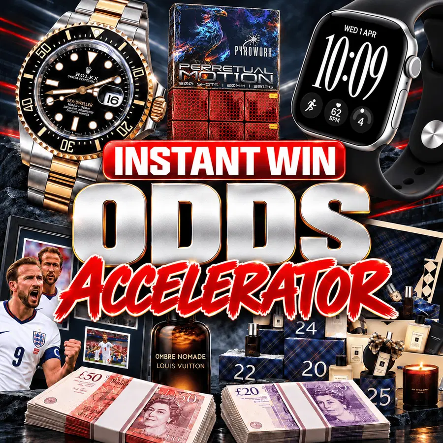 Odds Accelerator – Win Tickets Into Our 18th October Auto Draws!!