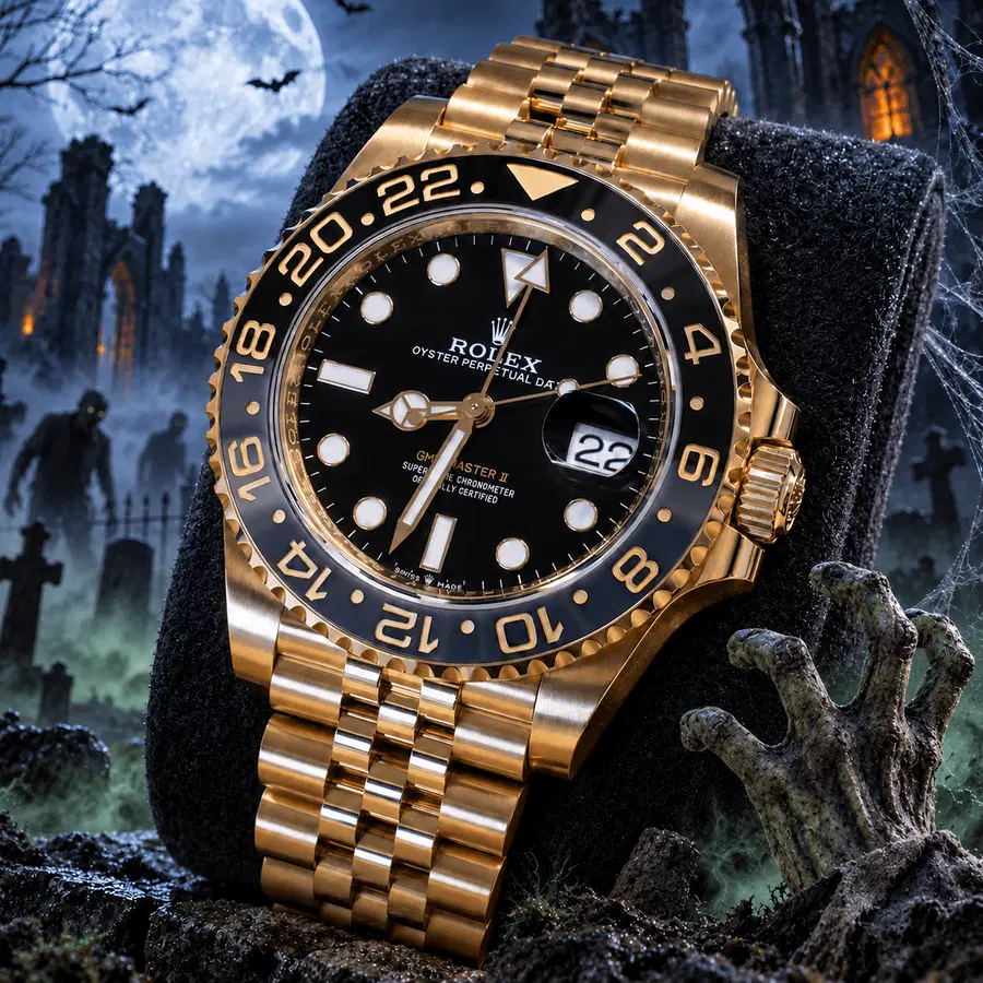 ROLEX GMT MASTER II ‘ZOMBIE’ – SOLID GOLD – RRP £42,500!