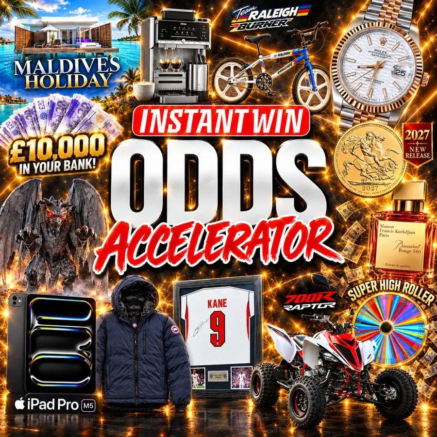 Odds Accelerator – Win Tickets Into Our 13th October Live Draws!!