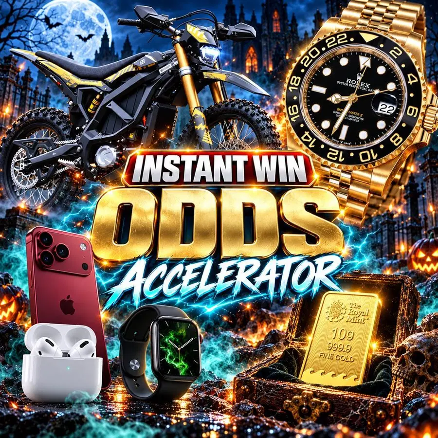 Odds Accelerator – Win Tickets Into Our 30th October Live Draws!!