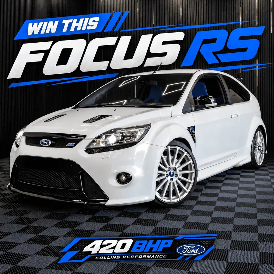 FORD FOCUS 2.5L RS MKII – COLLINS PERFORMANCE 420 – FROZEN WHITE