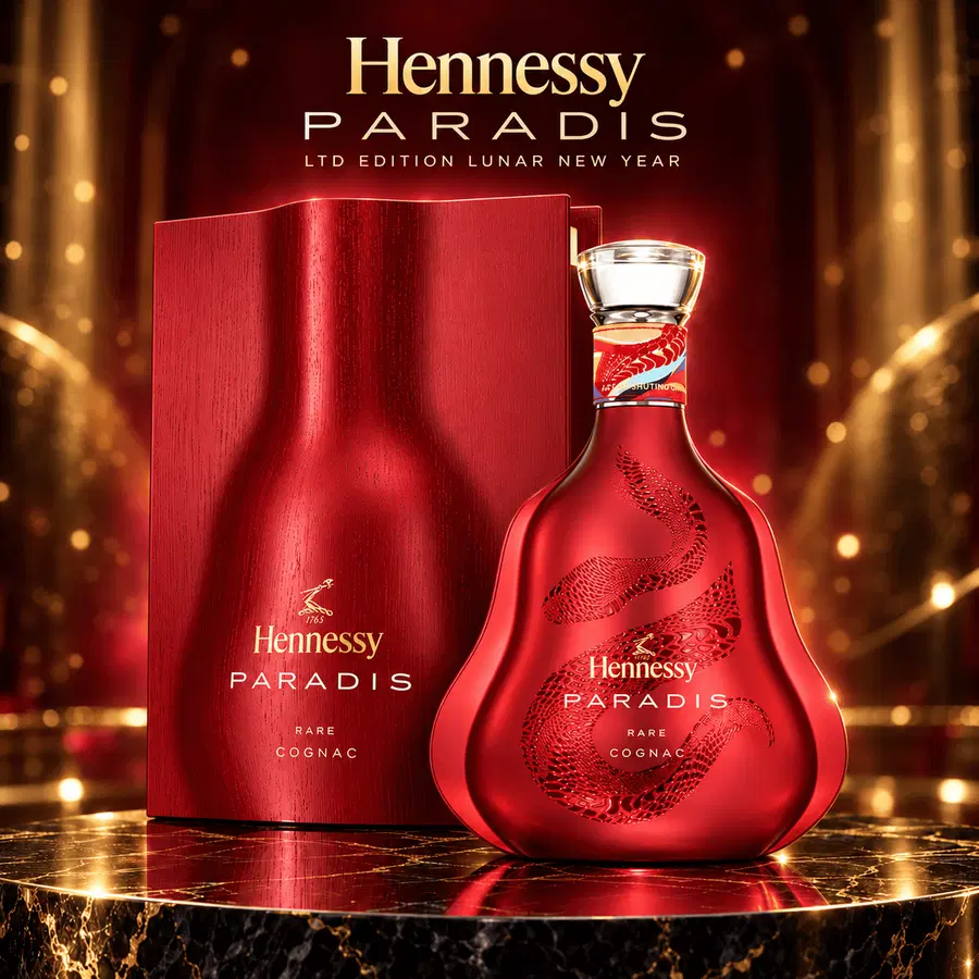 Hennessy Paradis Lunar New Year SUPER RARE Cognac 70cl – RRP £1,350!